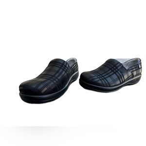 Alegria Keli Plaid To Meet You Professional Shoes Black Size EU 37 / US 7-7.5